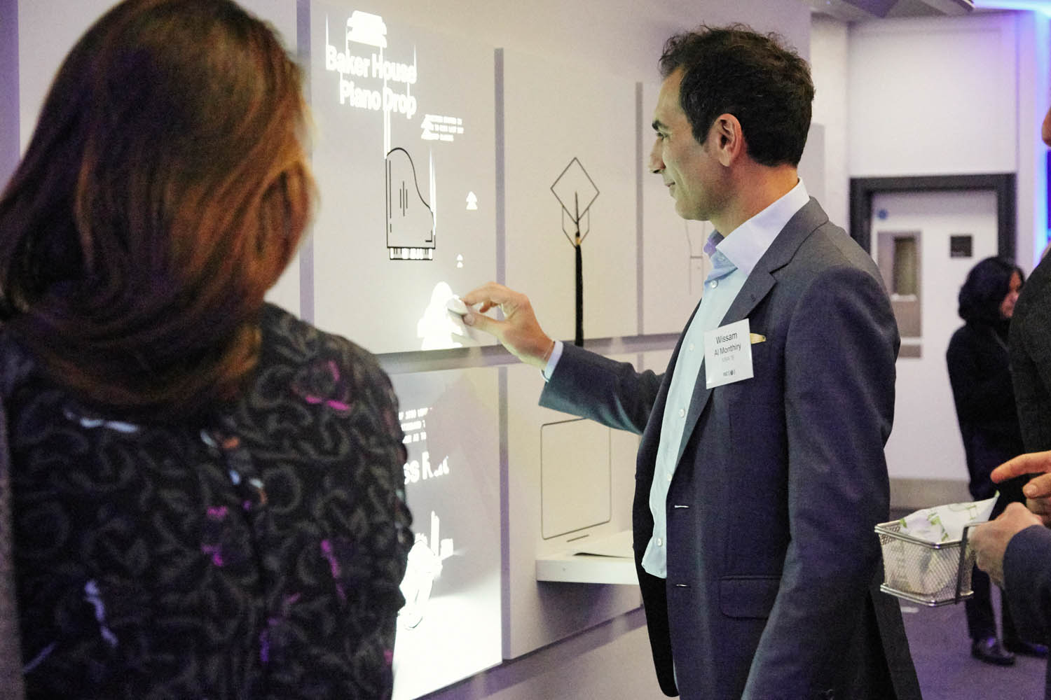 Photo taken at interactive wall at the London Roadshow